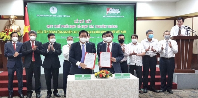 VRG và Báo Nông nghiệp Việt Nam ký kết hợp tác